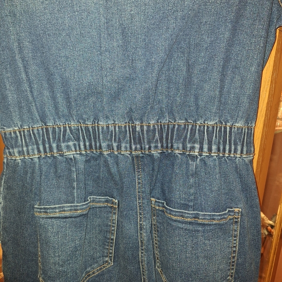 Celebrity Pink Women's Blue Denim Overalls - Picture 11 of 16